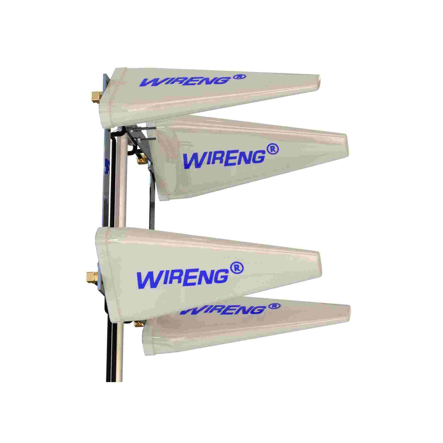 WideAnt4-5G™ True MIMO 4x4 Quad Antenna for Quad-Connector Aux/Diversity Routers Hotspots Modems 5G/4G/3G/2G Ultra-Wide Band Directional High-Gain