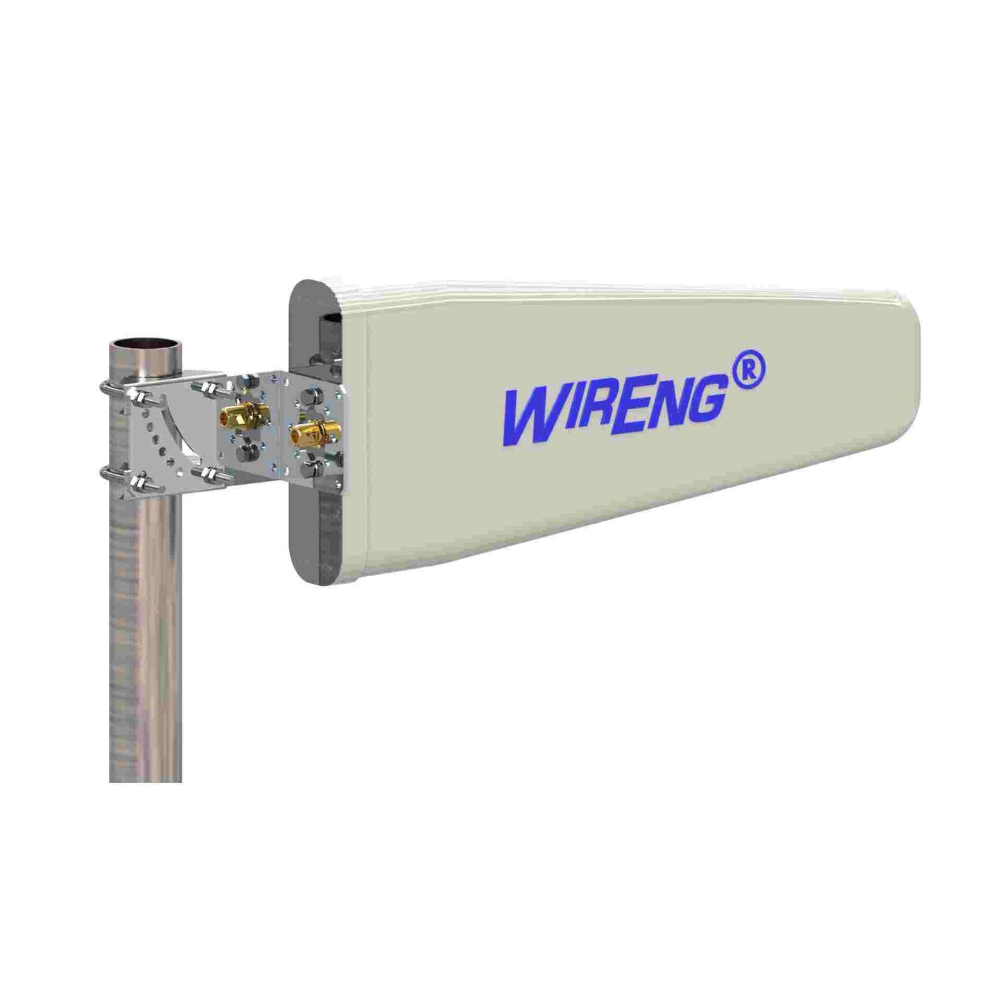 WideAnt-Plus-5G™ Extended-Range High-Gain Antenna for All 5G/4G/3G/2G Bands Worldwide 450 to 6200 MHz Bandwidth On-Radome Connector Semi-Industrial