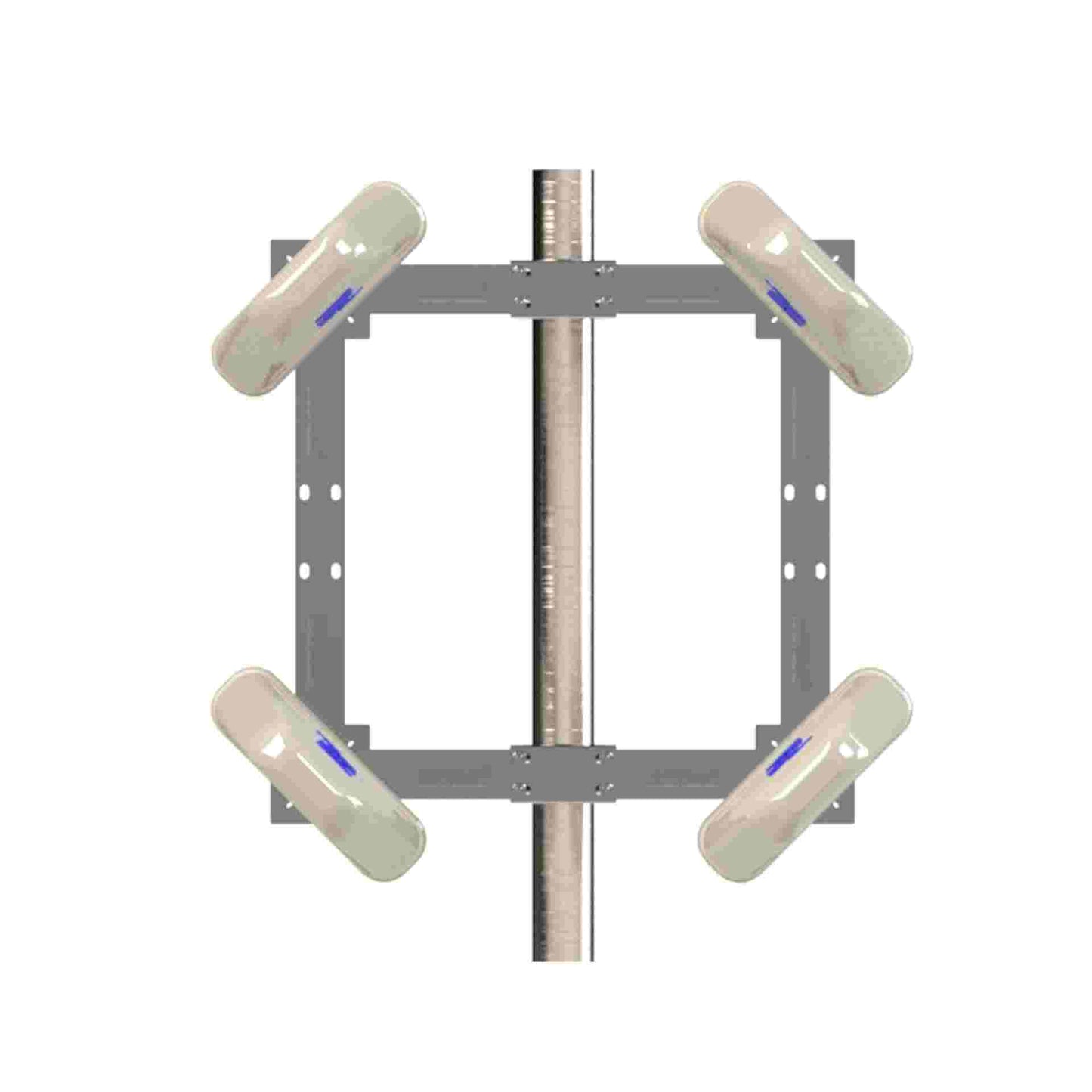 WideAnt4-Plus-5G™ True MIMO 4x4 Quad Antenna Set for Quad-Connector Routers Hotspots Modems All 5G/4G/3G/2G Bands High Gain Ultra-Wide Bandwidth